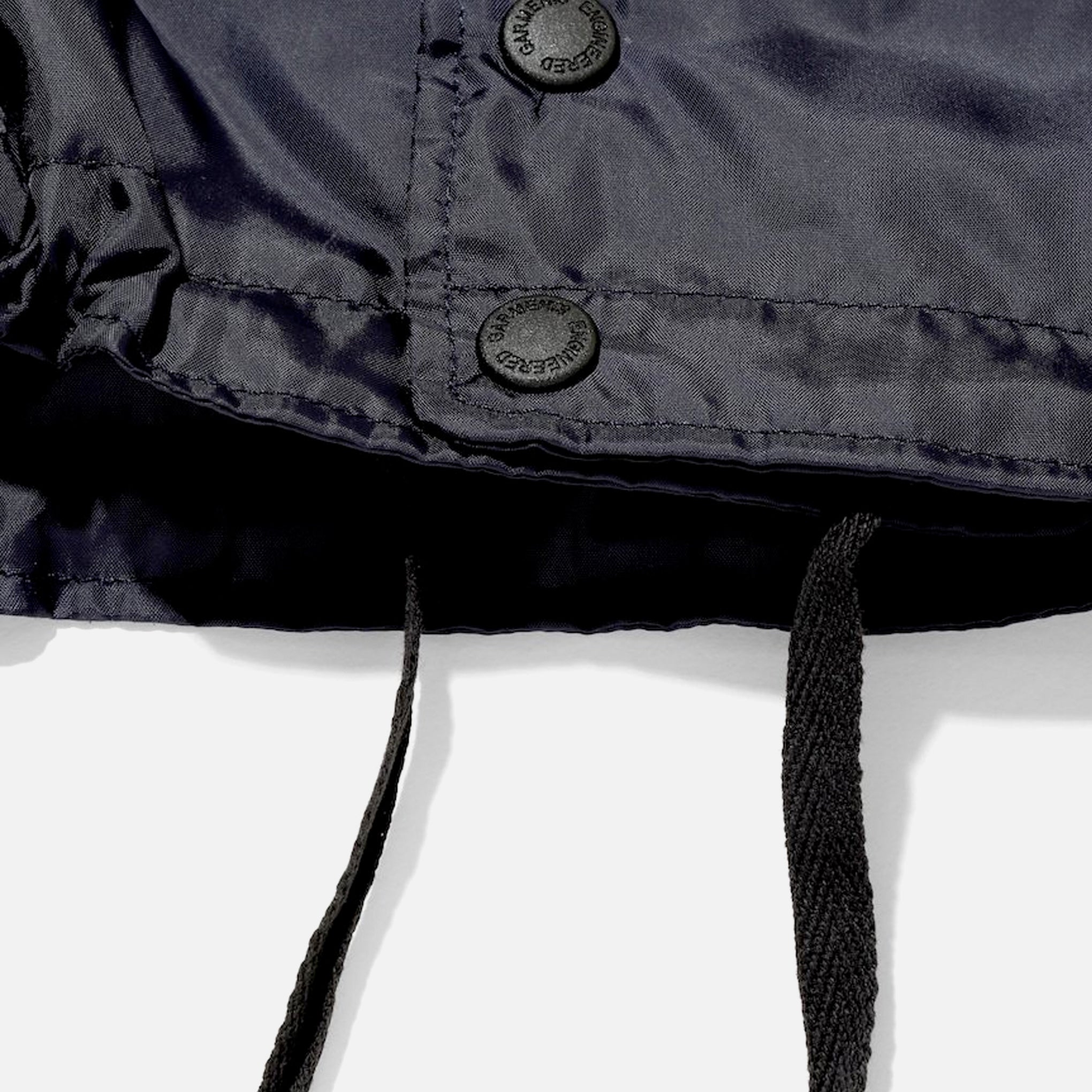 Engineered Garments Cover Vest in Dark Navy Polyester Taffeta