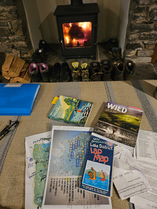 Magazines placed on a table