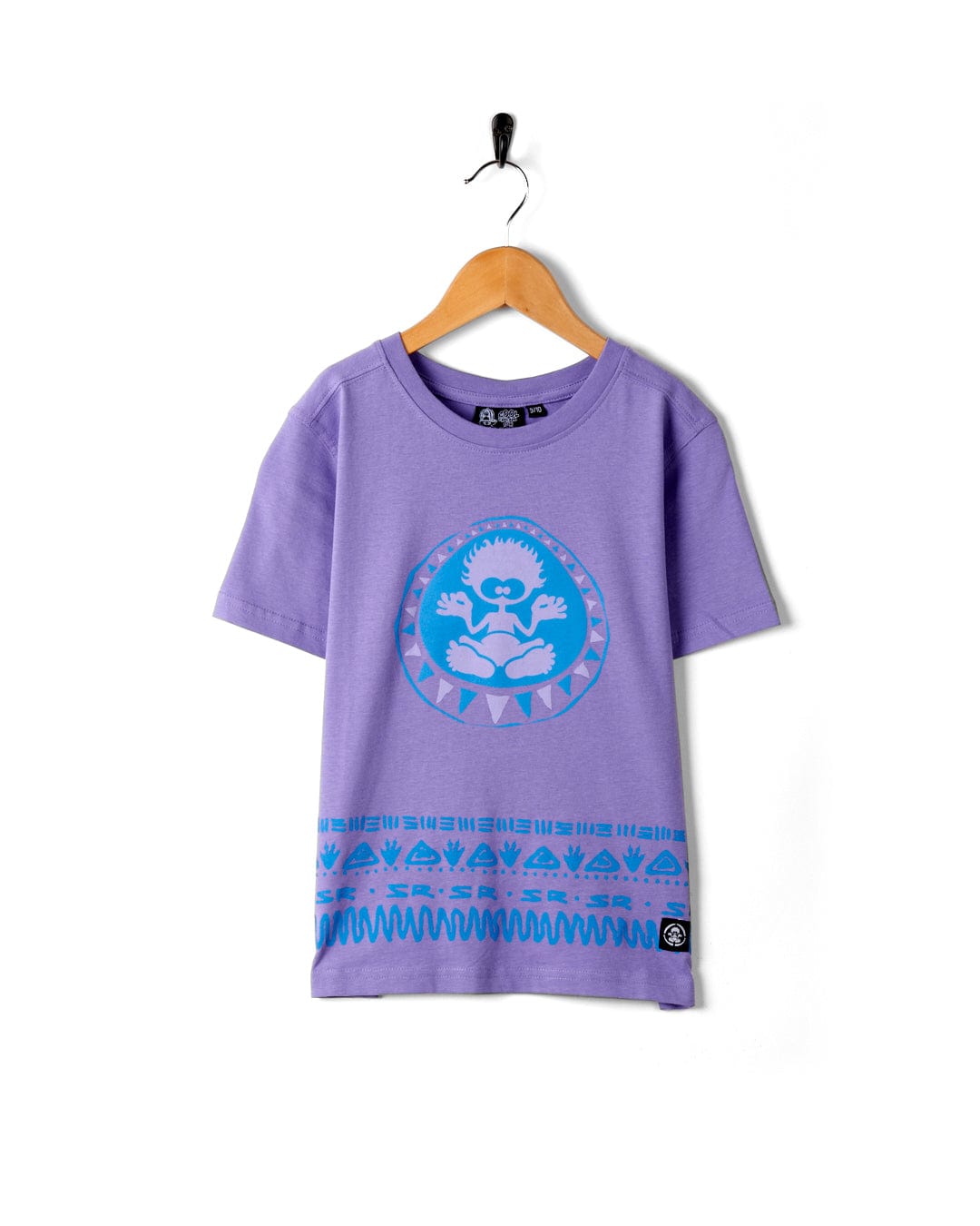 Back in the Day - Boys Short Sleeve T-Shirt - Purple, Purple / 7-8 Years