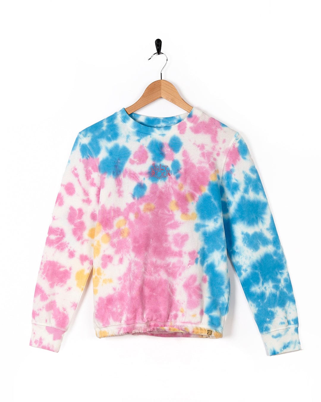 Coralia - Kids Tie Dye Crew Sweat - Pink