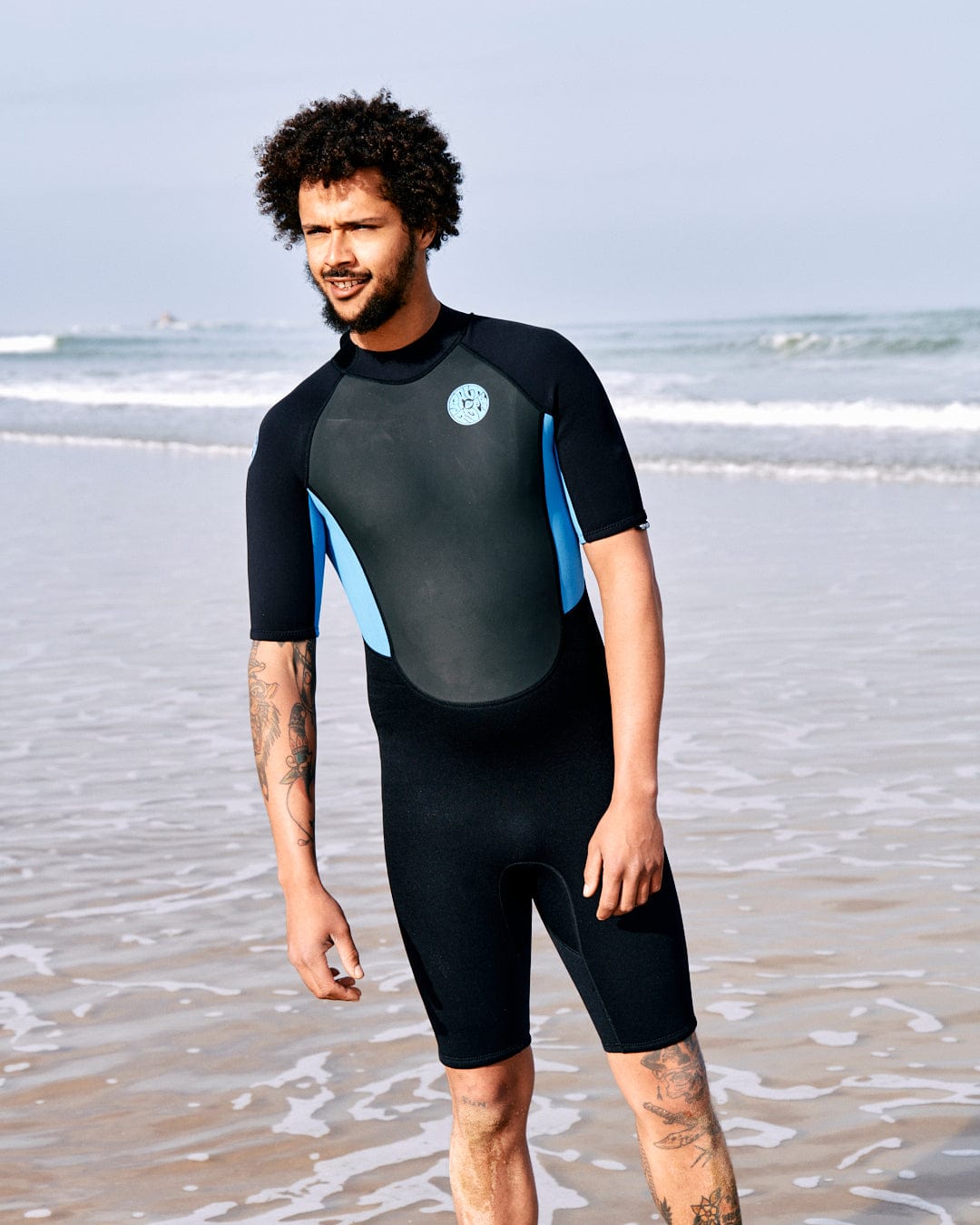 Saltrock Core 3/2 Men’s Shortie Wetsuit - Blue | 5 Sizes, Black / XL