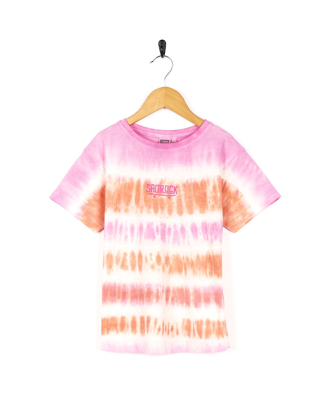 Elektra - Kids Tie Dye Short Sleeve Shirt - Pink