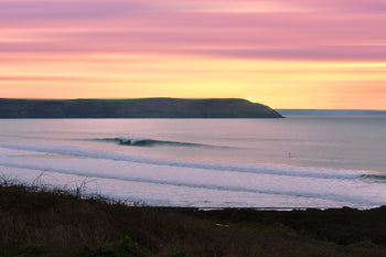 winter waves in the north devon world surf reserve