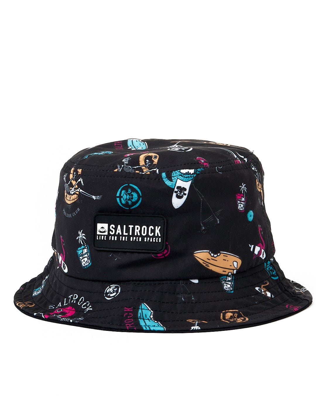 Poolside - Kids Bucket Hat - Black