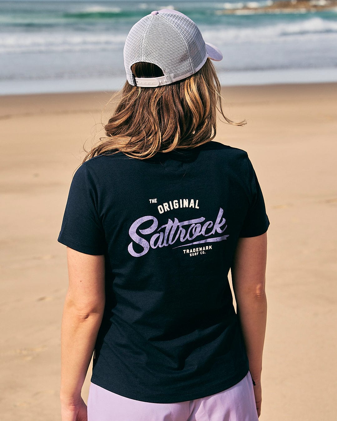 Trademark - Womens Short Sleeve T-Shirt - Navy