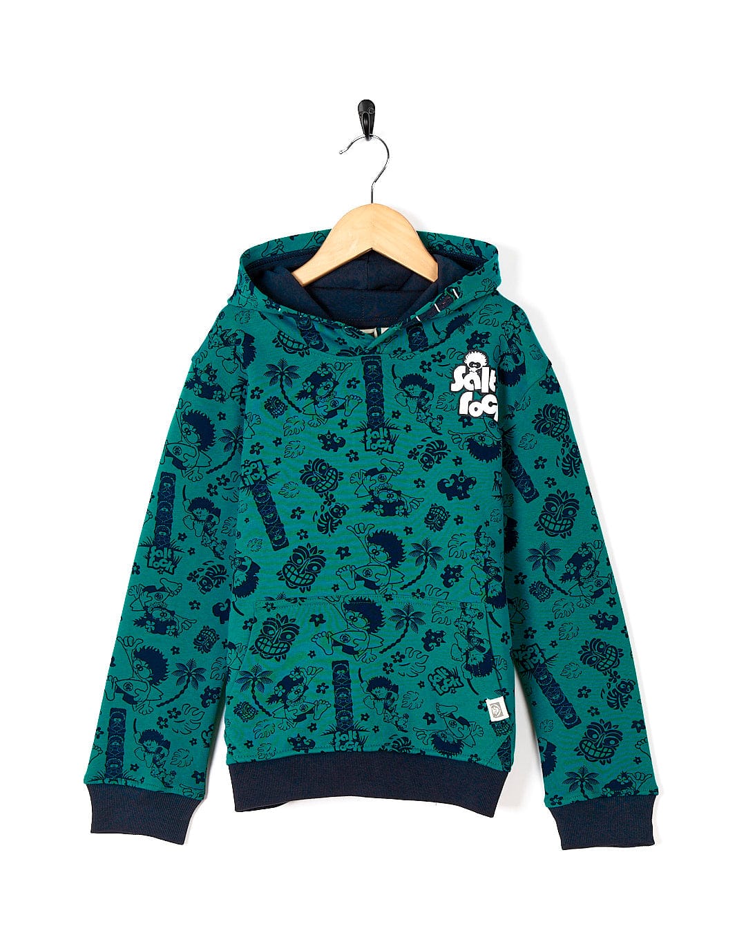 Tiki Tok - Kids Pop Hoodie - Blue