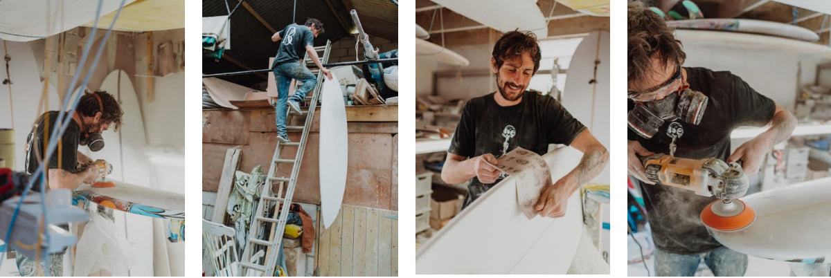 Custom surf board maker process
