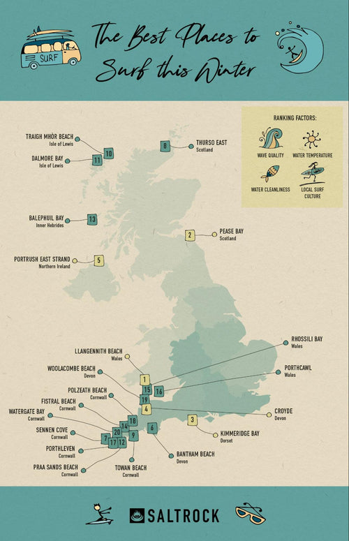 map of the best places to surf this winter