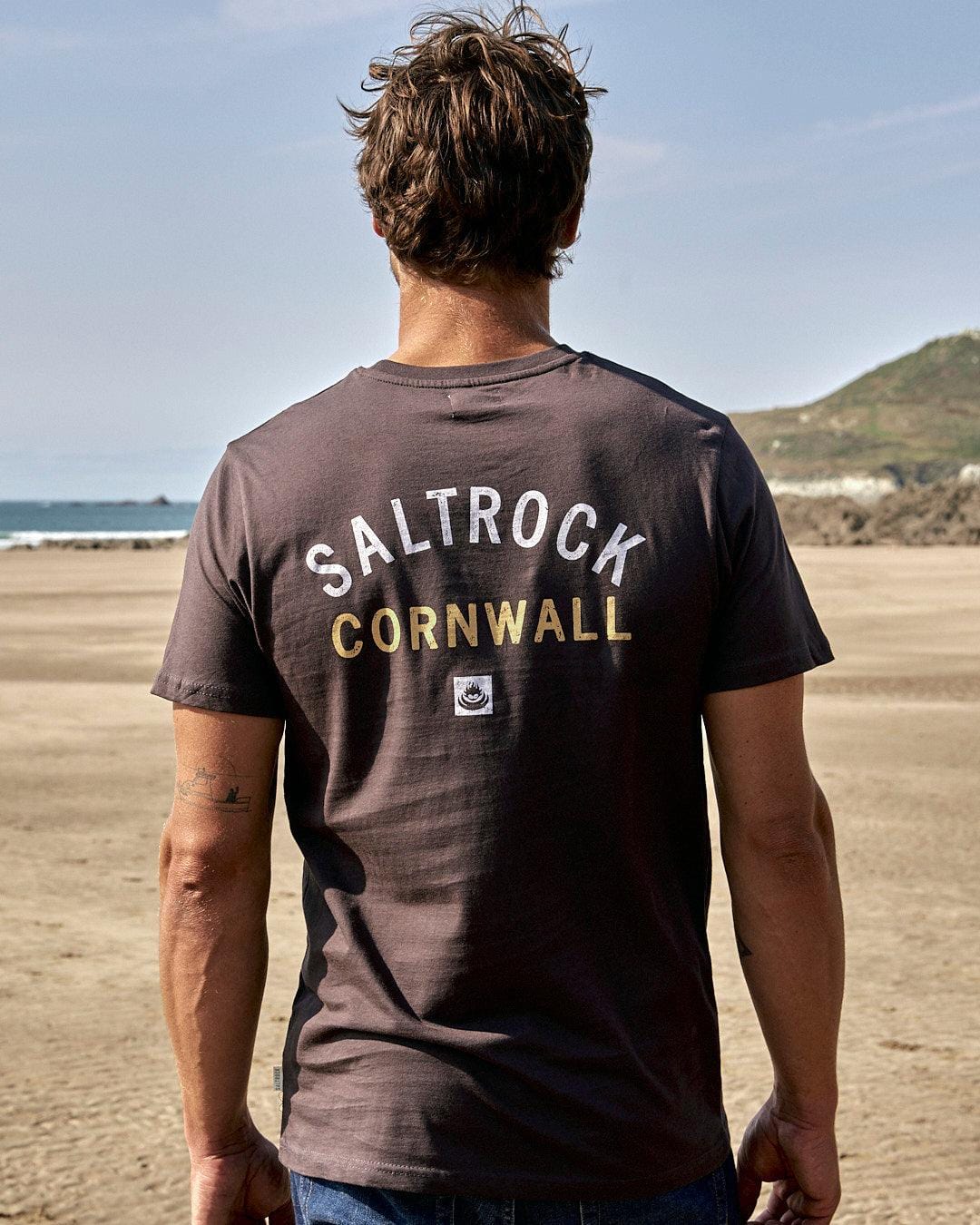 Location - Mens T-Shirt - Cornwall - Phantom