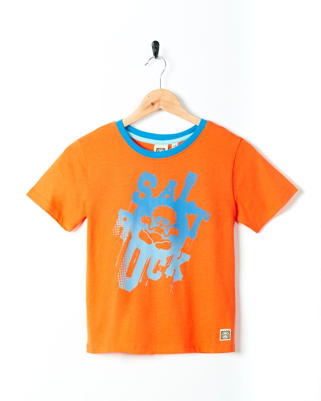 Drip Mesh - Kids Short Sleeve T-shirt - Orange