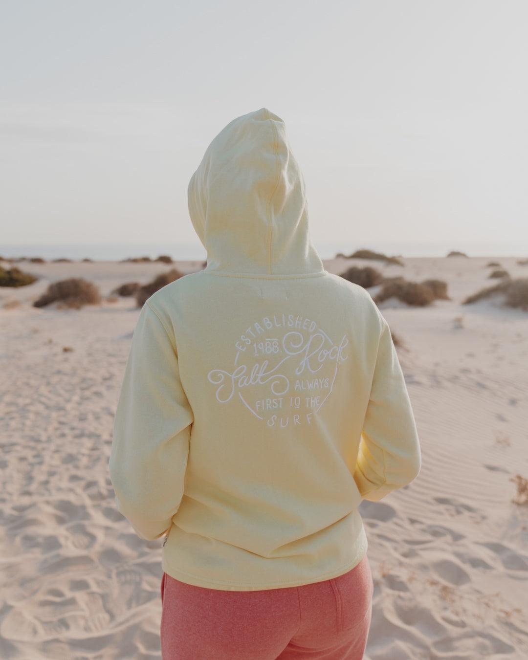 Fonte - Zip Hoody - Light Yellow 