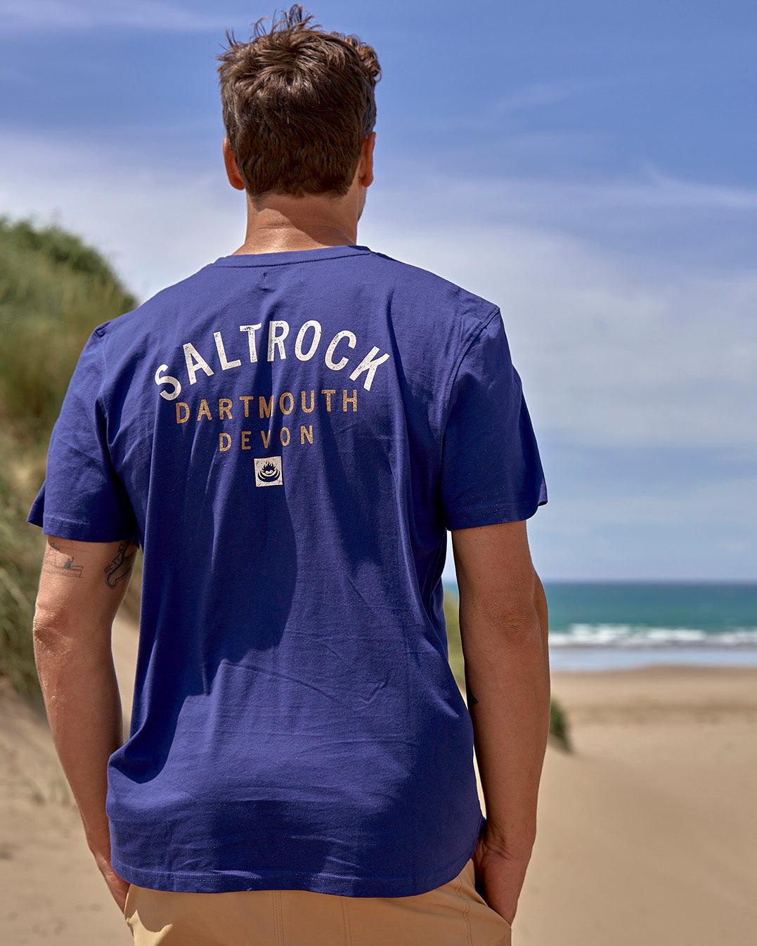 Location - Mens T-Shirt - Dartmouth - Blue