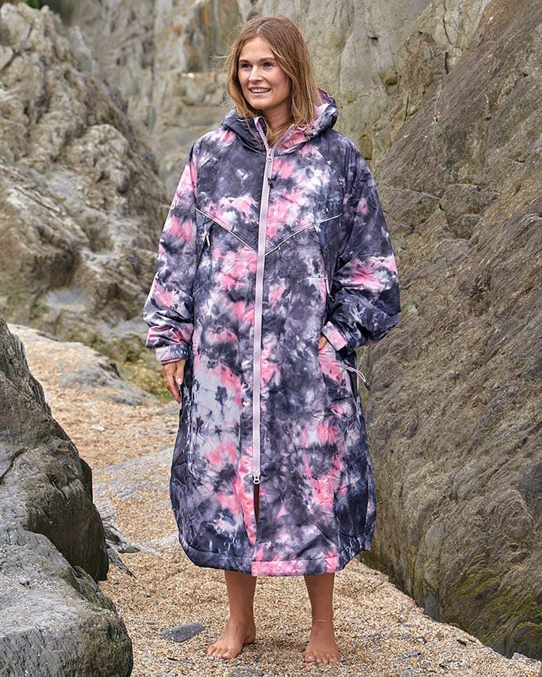 Four Seasons - Tie Dye Waterproof Changing Robe - Pink