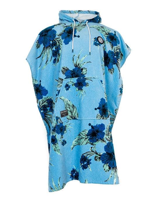 Floral - Girls Changing Towel - Blue