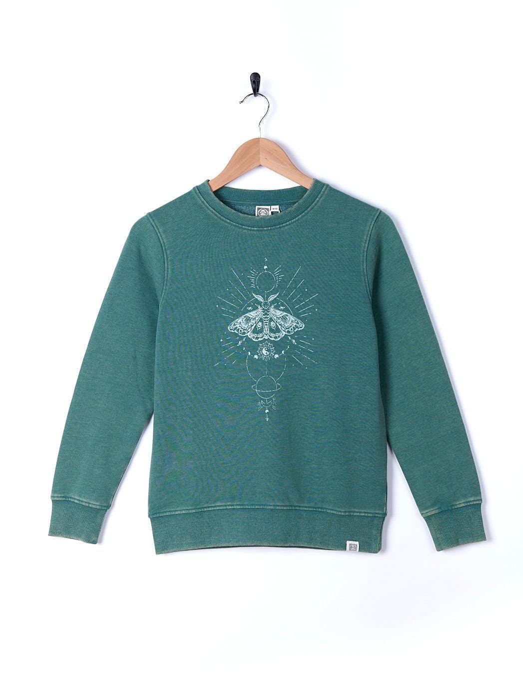 Livia - Kids Long Sleeve Sweat - Green