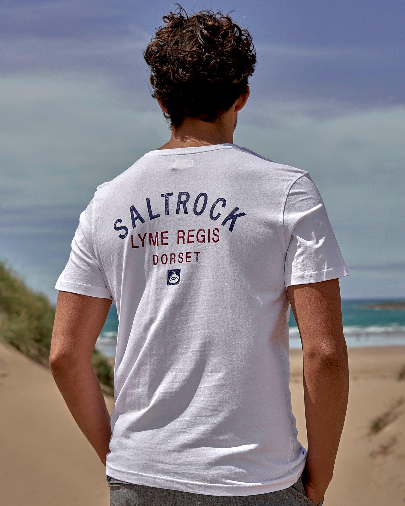 Location T-Shirt Lyme Regis - White