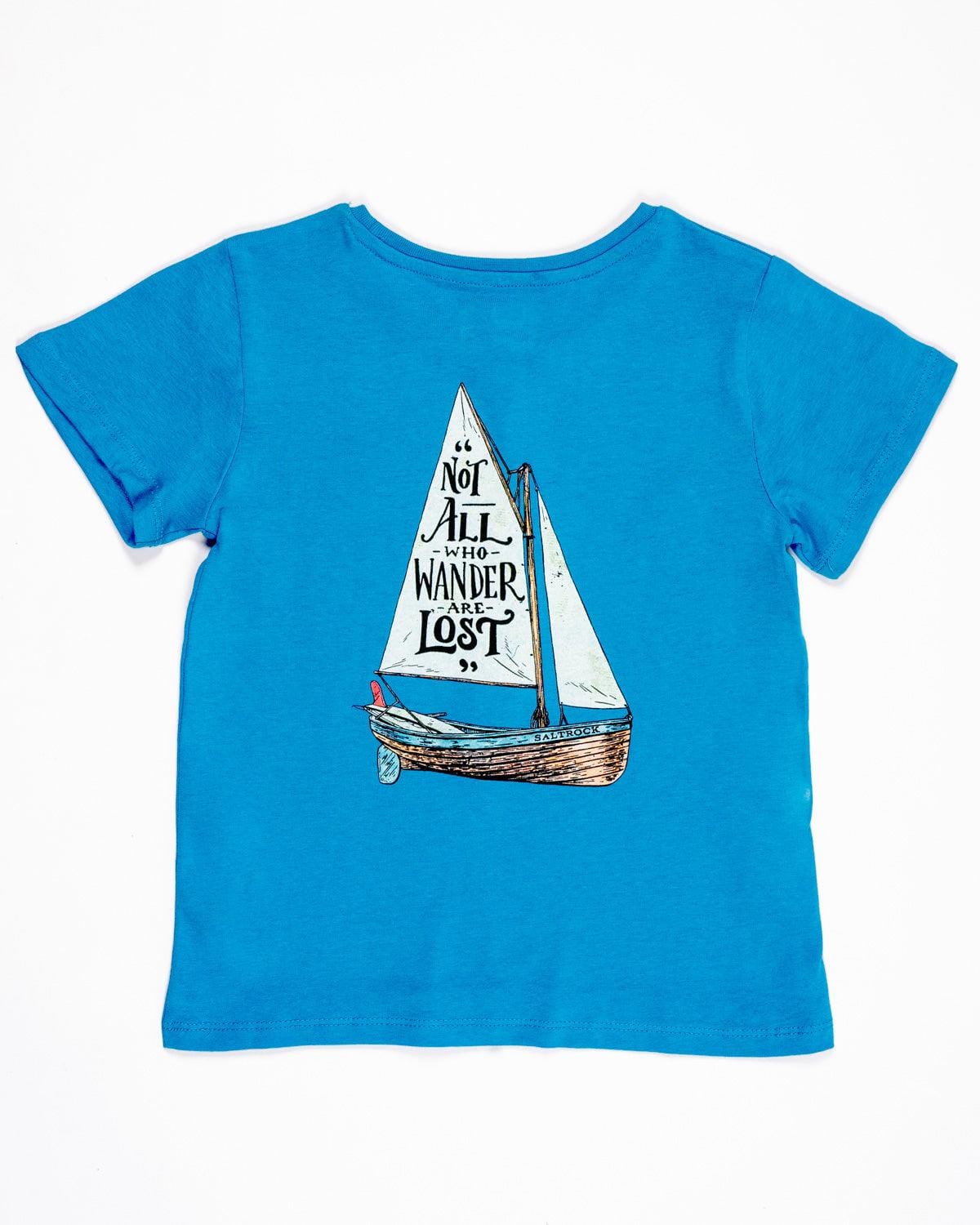 Lost Ships  - Boys Short Sleeve T-Shirt - Blue