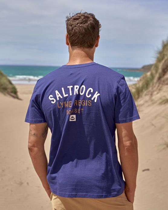 Location T-Shirt - Lyme Regis - Blue