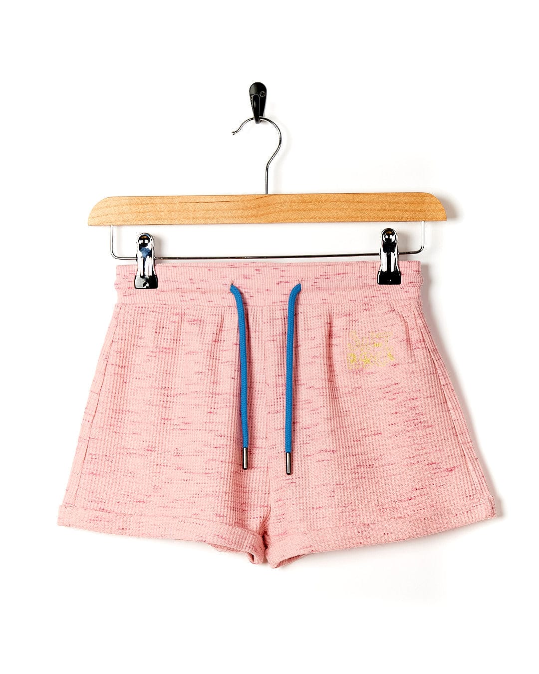 Marin - Kids Waffle Short - Light Pink