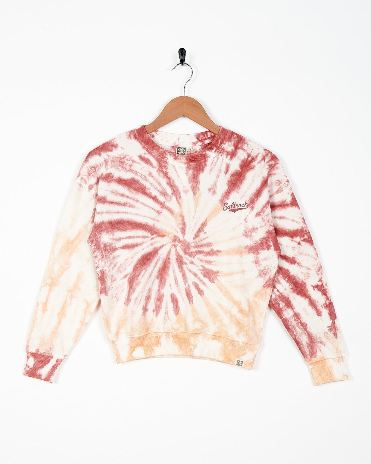 Noelle - Kids Tie Dye Sweat - Pink