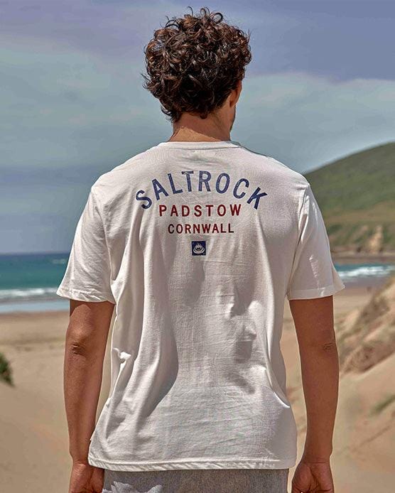 Location - Mens T-Shirt - Padstow - White