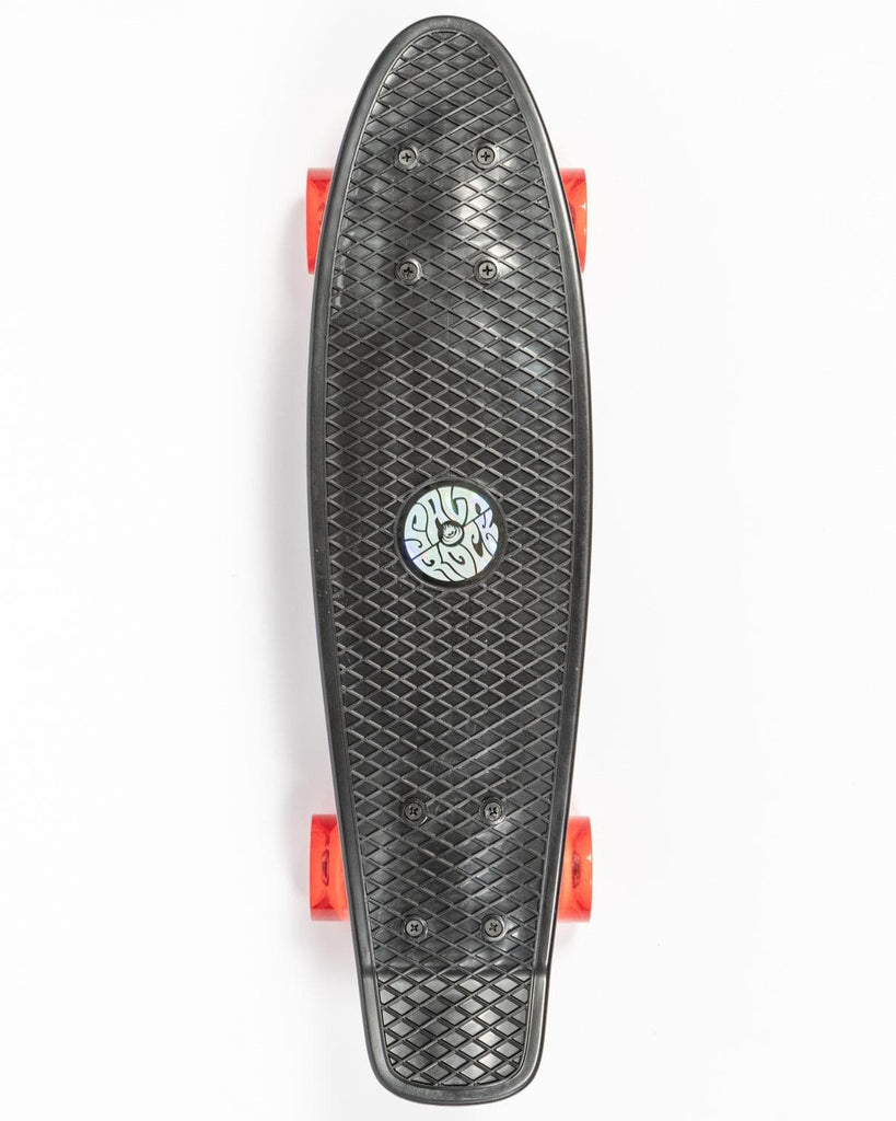 Retroride - Mini Skateboard W/Flashing Wheels - Black/red 