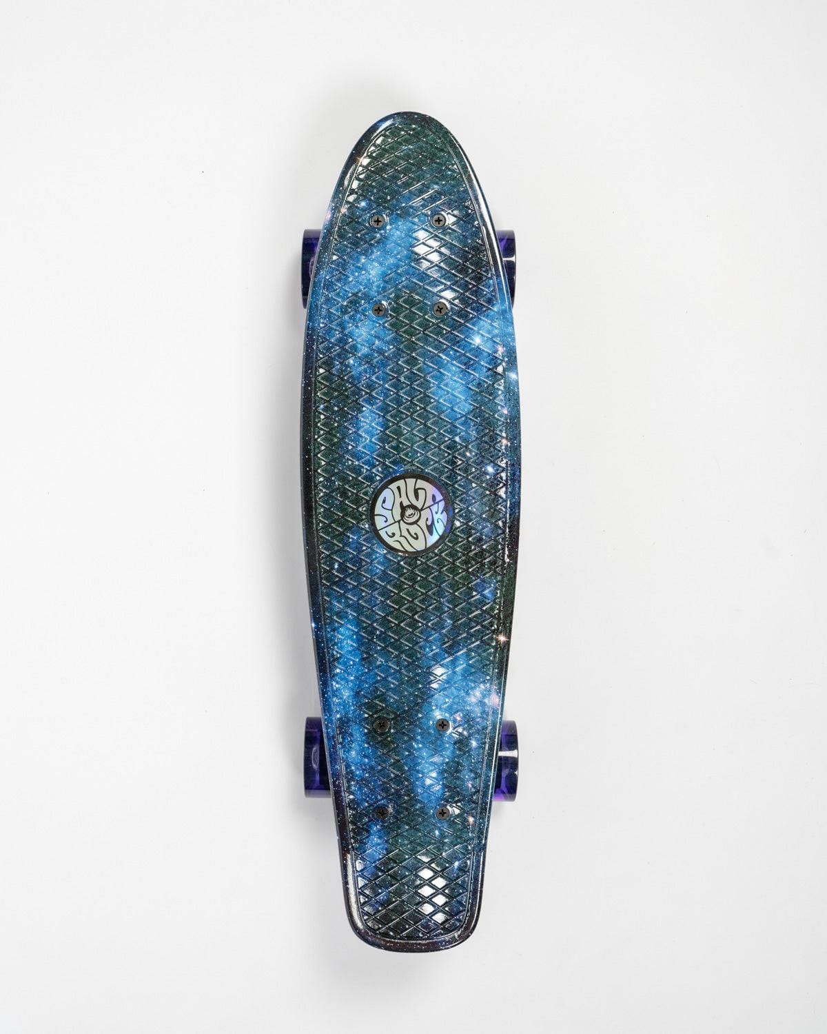 Retroride Mini Skateboard - Galaxy Blue/Purple