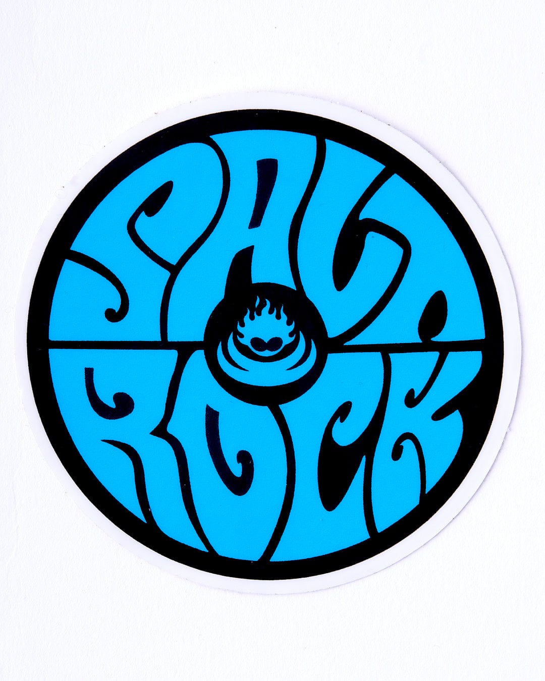 Retro Surf - Sticker - Black/blue