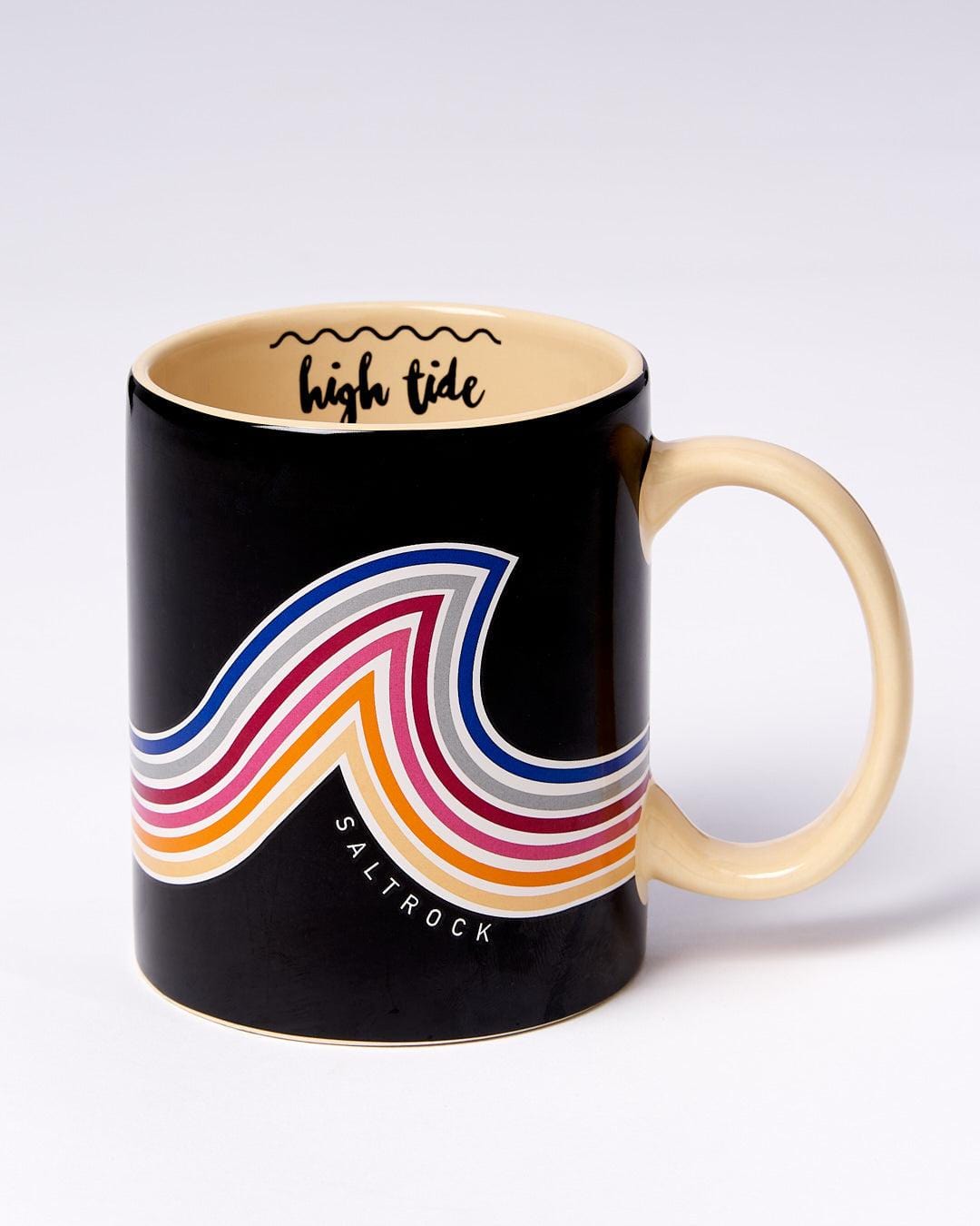 Rainbow Wave - Mug - Black