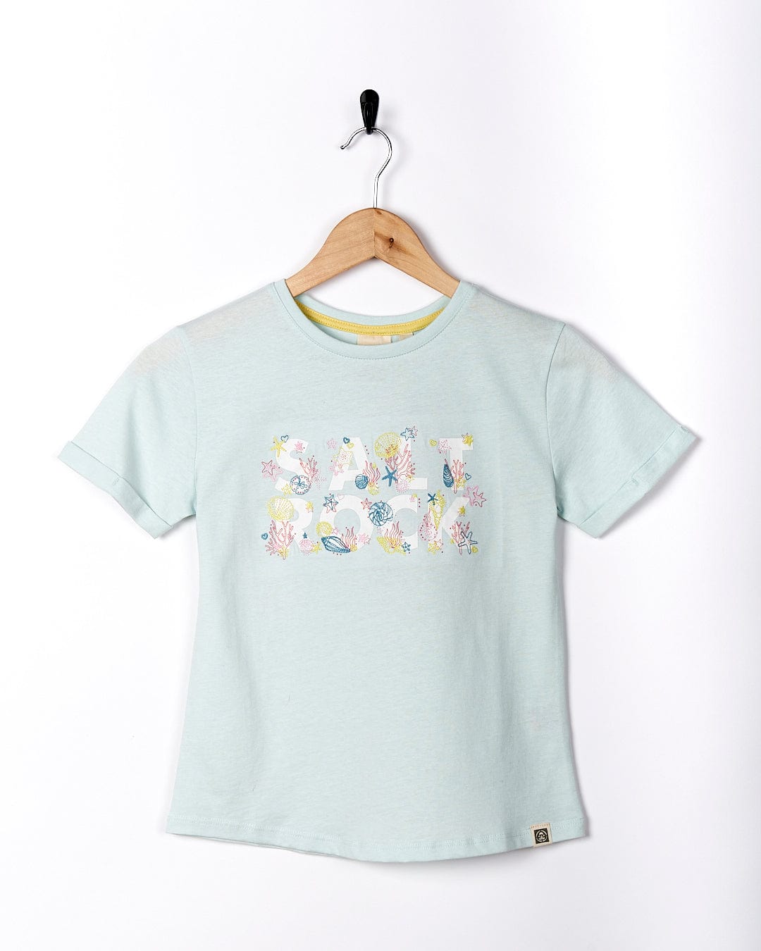 Seabed - Kids Short Sleeve T-Shirt - Light Blue