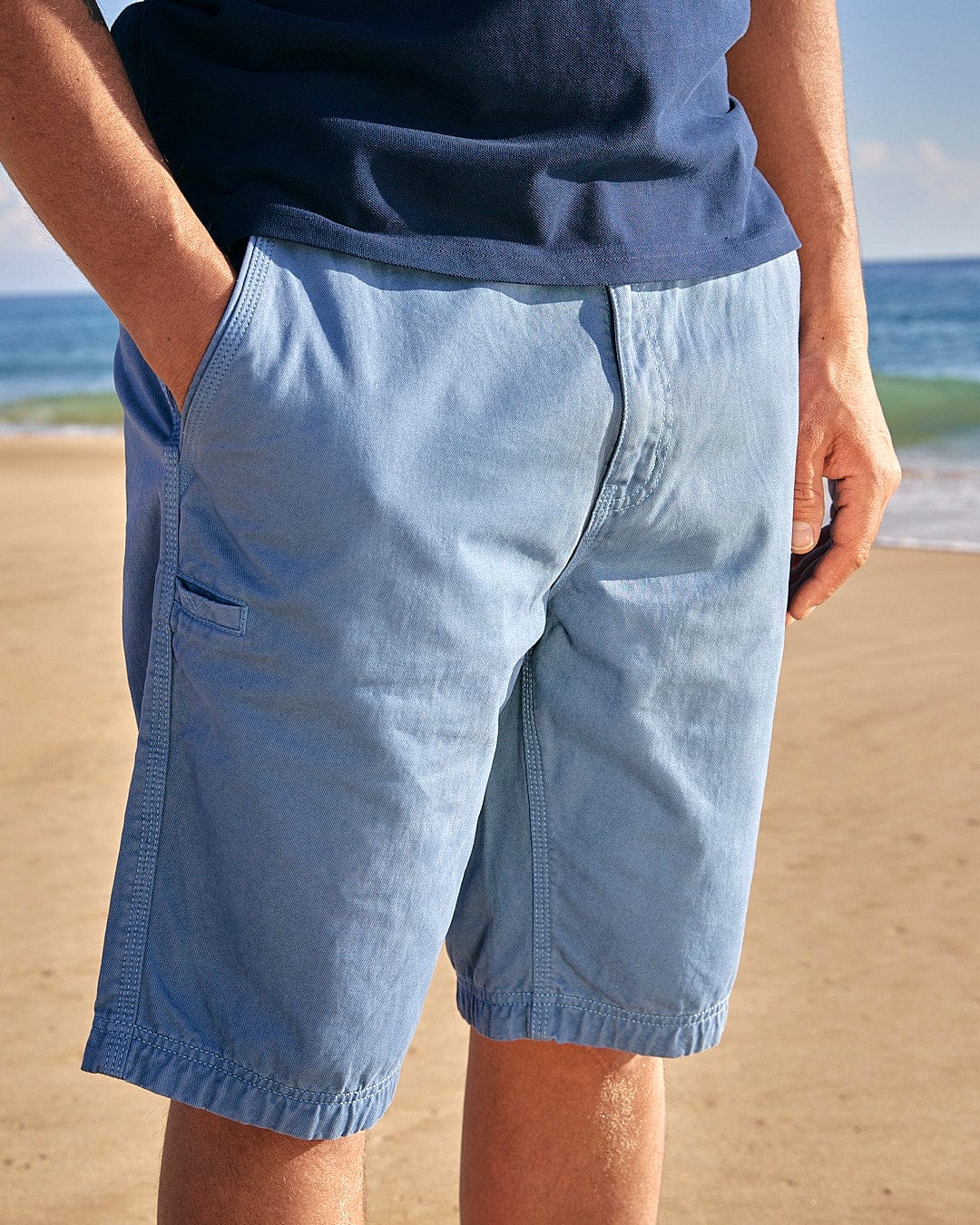 Sennen - Mens Chino Short - Light Blue