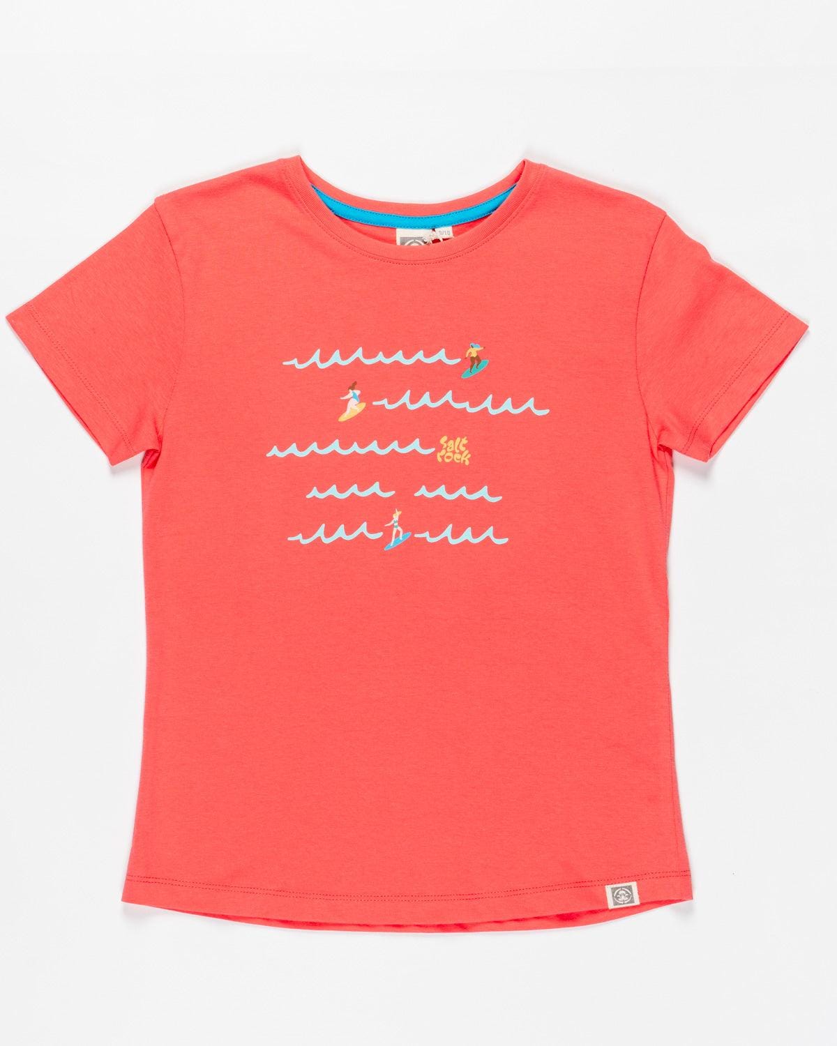 Surf Sisters Wave Kids Recycled Short Sleeve T-Shirt