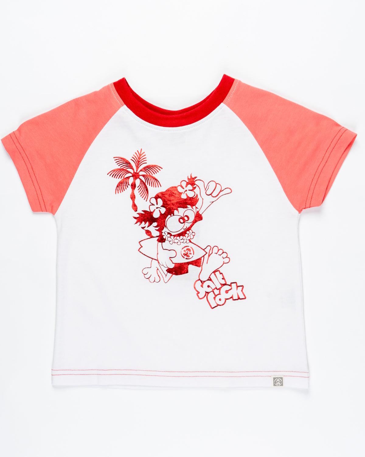 Tik Time Kids Short Sleeve Raglan T-Shirt