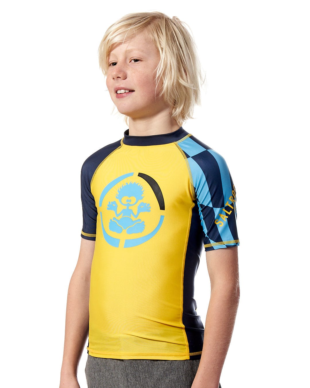 Warp - Kids Short Sleeve Rashvest - Yellow