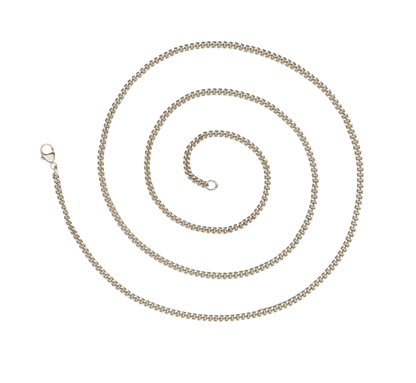 Silver Curb Chain Necklace – Kind Karma Company