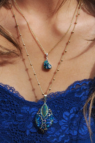 Allegra Sapphire Dream pendants
