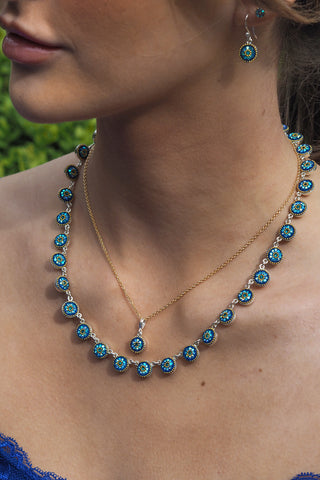 Allegra Sapphire Dream Necklace & mini pendant