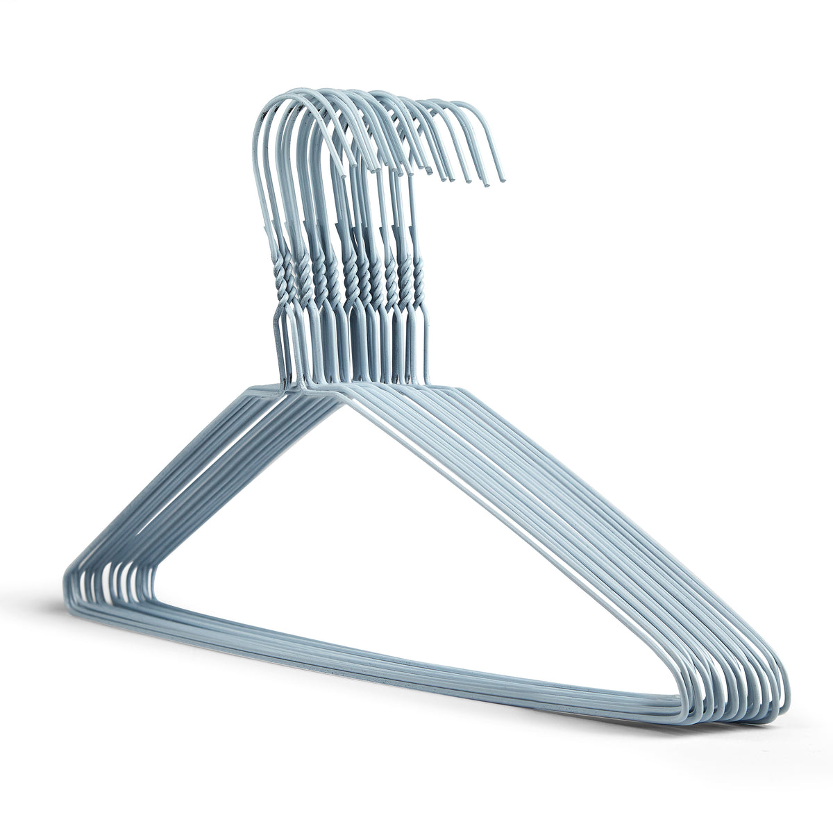 Plain White Metal Wire Coat Hangers 13G Box Of 500 — Hanger Xpress