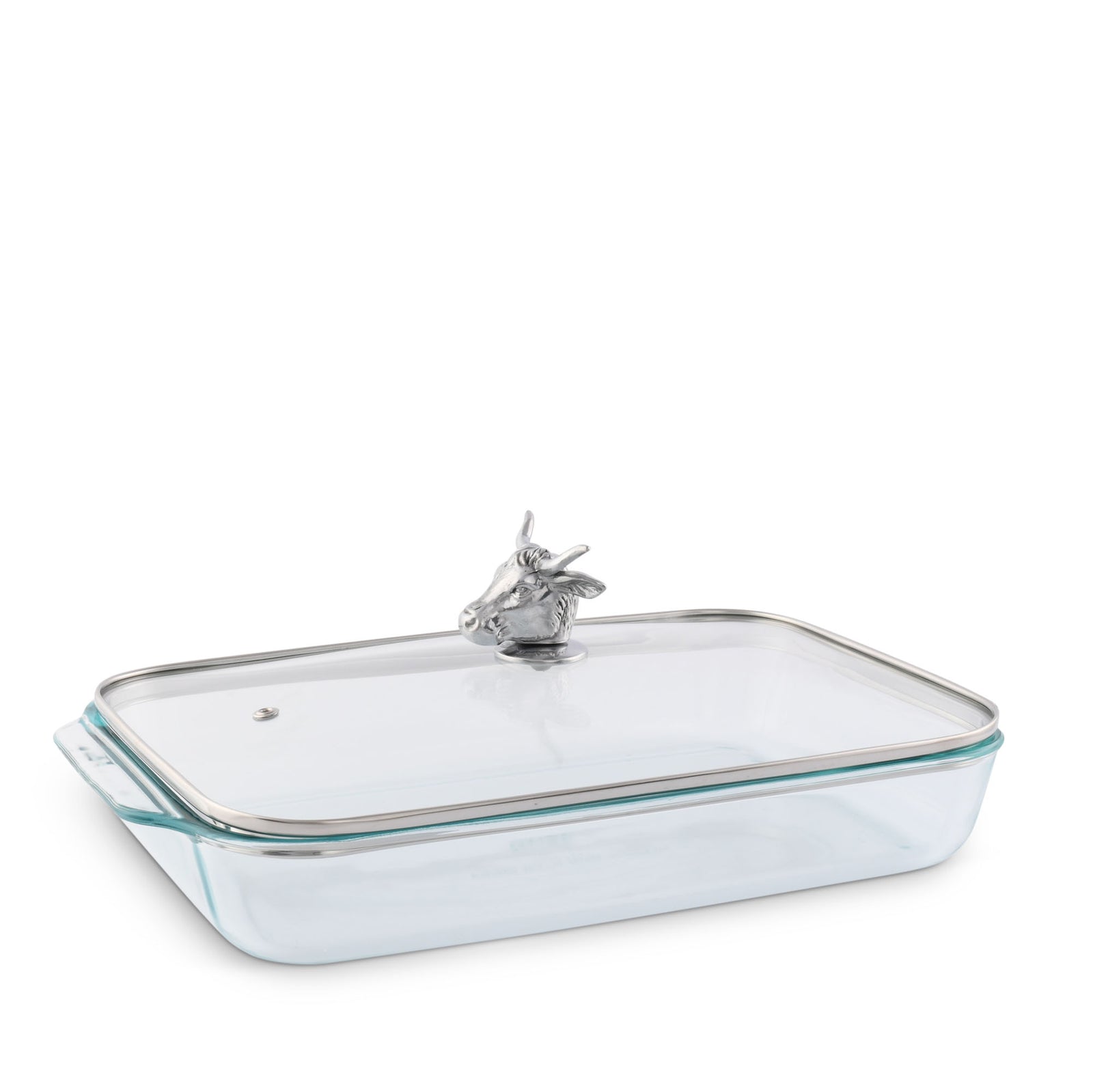 Arthur Court Shell Lid with Pyrex 3 Quart Baking Dish