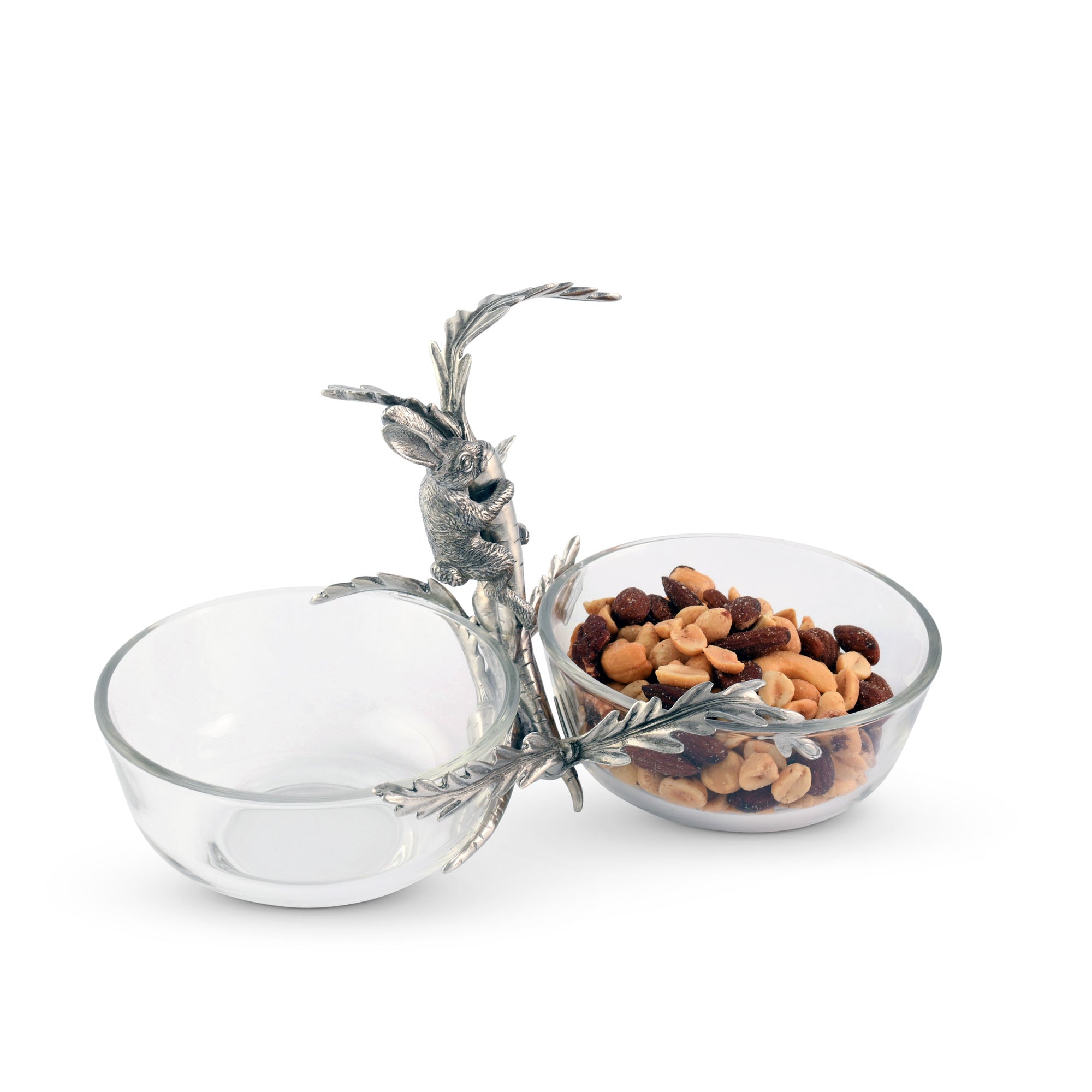 Vagabond House Climbing Bunny Glass Serving / Salad Bowl