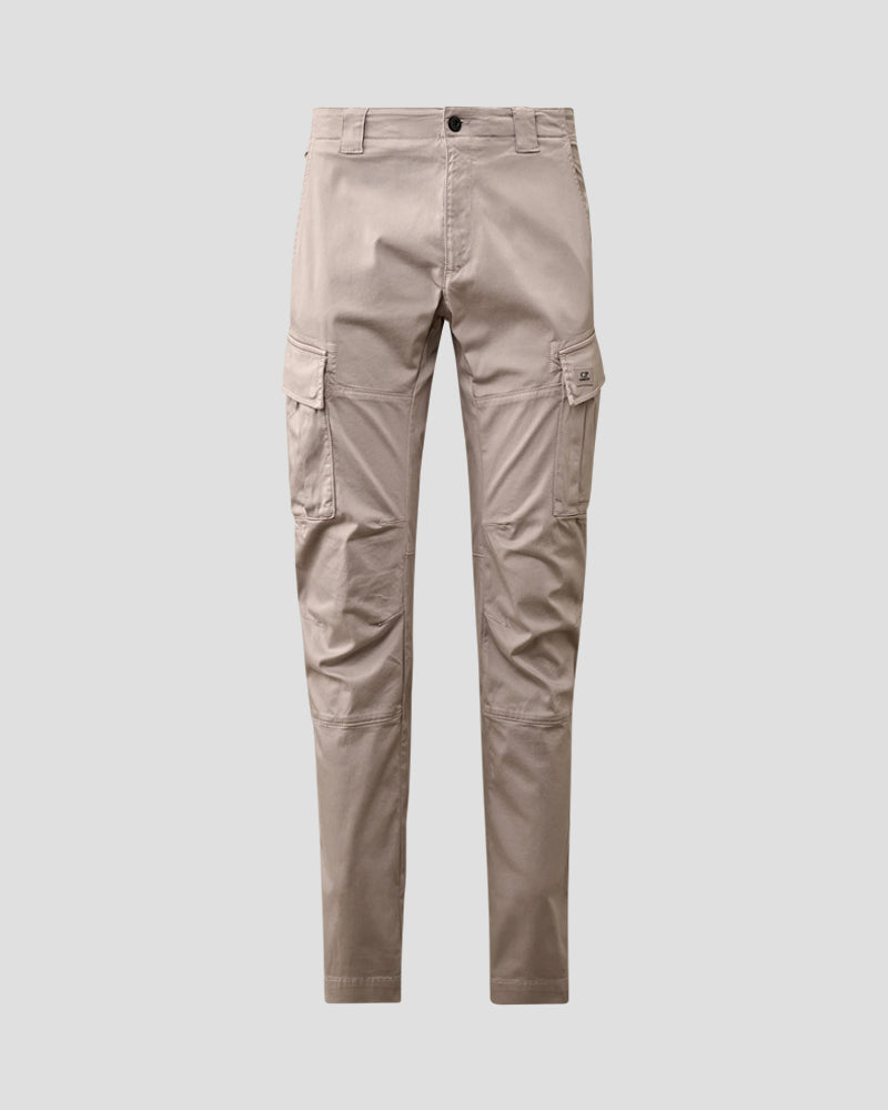 Cargo pants in stretch cotton wool satin - NAVY BLUE – MENS