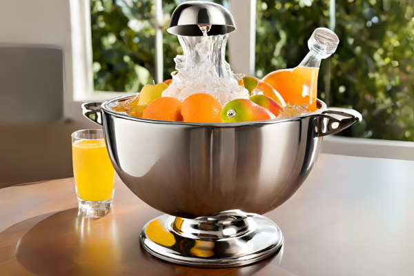 Toast to Sustainability: Introducing the EcoQuality 14 QT Stainless Steel Beverage Dispenser Punch Bowl!