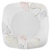 Retro Gold, Silver, and Rose Gold Square Plates in 10.25" and 7.5" sizes. Durable and elegant tableware perfect for weddings, parties, or events. BPA-free, reusable, and disposable.