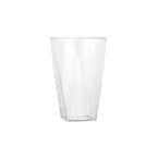 10oz Clear Square Bottom Tumbler – Elegant, durable, disposable drinkware for water, juice, or cocktails. Perfect for weddings, events, and casual gatherings. Modern square bottom design.