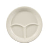 12" 3-Compartment Round Plate – Durable & Stylish Sectioned Dish