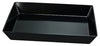 13 3/4"x10"x2 1/2" Rectangular Tray Rome Melamine Black