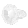 Lacetagon pearl bowls in 14oz and 5oz sizes, BPA-free, durable, reusable, and disposable. Perfect for soups, salads, dips, and desserts. Elegant tableware for weddings, parties, and catering events.