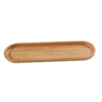 This Wooden sushi tray offers a compact footprint suitable for tight plating spaces and small portions of sushi. Its rectangular design provides clean, modern presentation, while the durable melamine construction withstands daily use allowing you to elevate your dining experience with these high quality affordable restaurant dinnerware.
