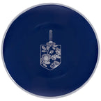 10.25" Disposable Chanukah Hanukkah Plastic Dinner Plates Blue/Silver