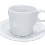 EcoQuality Stackable Bulbous Cup made from the long-lasting and qualitative melamine. The material is BPA free, so it doesn't contain any harmful substances. You can serve any cold or hot drinks in these cups - coffee, tea, cocoa, etc. These cups will perfectly fit any establishment design. With elegant coupe shape, they will always look stylish in your cafeteria, restaurant or catering events. High quality affordable restaurant and household drinkware.